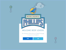 Tablet Screenshot of phillipsbeer.com